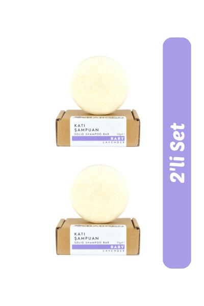 Baboon Natural Baboon Baby Katı Şampuan 2’li Set | Bebek & Hassas Ciltler İçi...
