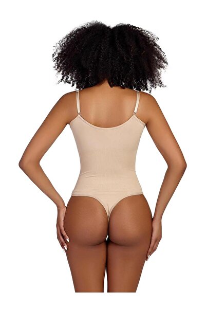 FİT WOMEN örme kumaş zıbın string model toparlayıcı body 9052