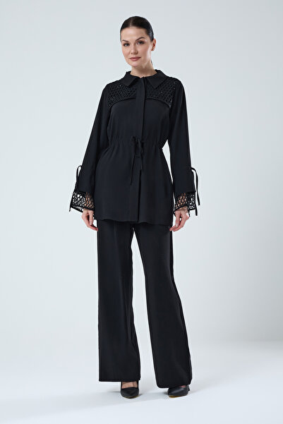 Jupe Kadın Manşet File Detaylı Takım 8600