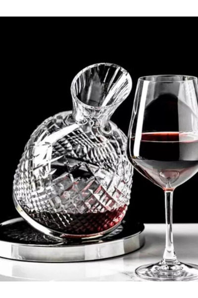 OEM Luxury Rotating Wine Decanter with Stand Included, 1500 ml