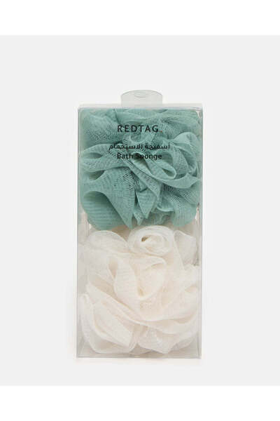 REDTAG مجموعة متنوعة من إسفنجات الاستحمام (عبوة من قطعتين)