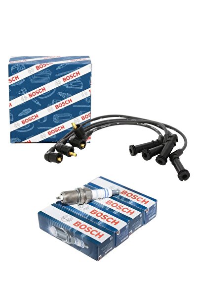Bosch BUJİ ve BUJİ KABLOSU TAKIMI HYUNDAI ACCENT 1.3 MİLENYUM ADMIRE 2000-2006