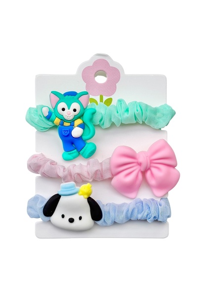 SHEKER HOME Комплект гумени ленти с форма на момиче – 3 броя