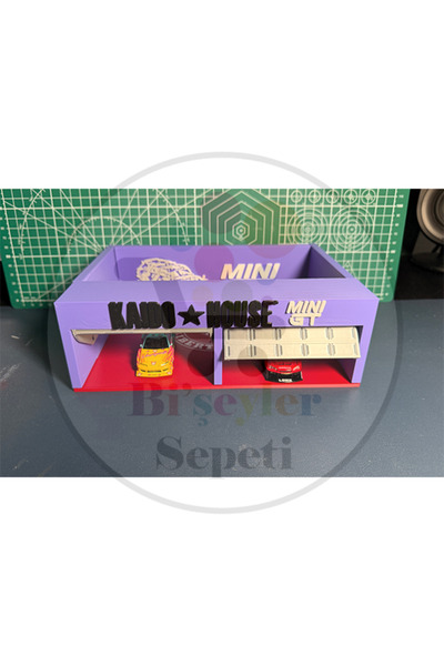 Bi'şeyler Sepeti Kaido House/MiniGT 1:64 Diorama Garaj Parking Diecast - ARAÇ...