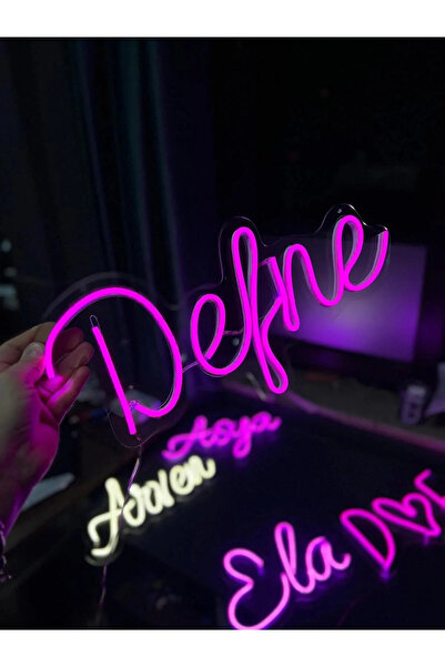 DECCOR EVİM 1 HARF FİYATIDIR Isimli Neon Led Işıklı Yazı