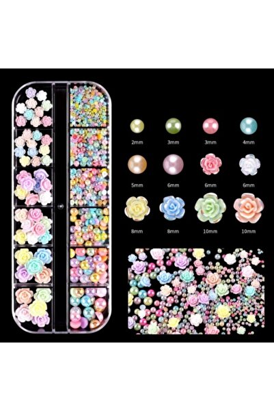 Pink Nails 3D Form Set Mix Camellia