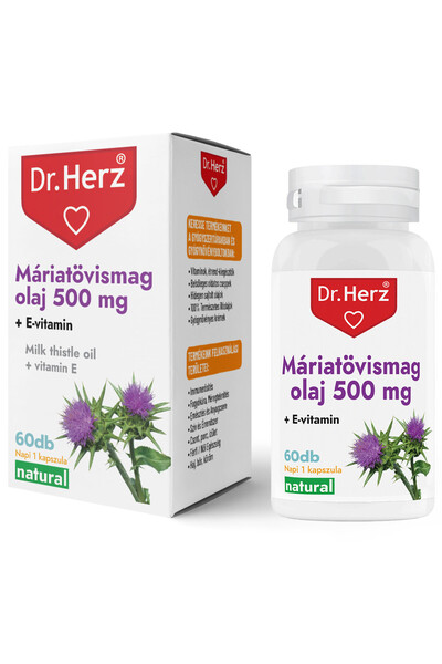 Dr Herz Milk thistle oil capsules 500 mg 60 pcs
