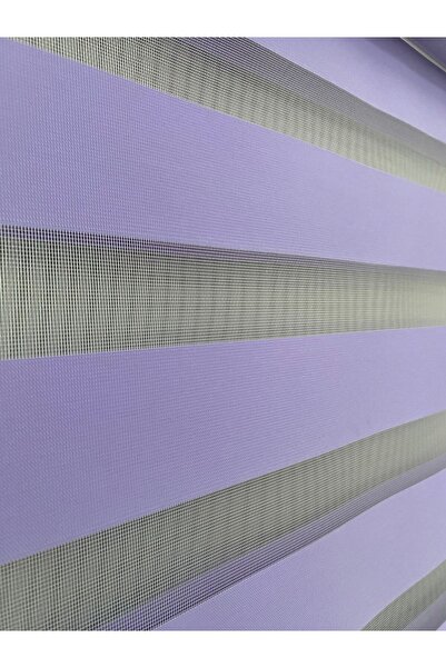 Hozari mor bambu zebra perde