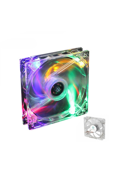 Vigor 12cm Kasa Fanı - 4 Renk - Sessiz Işıklı Ledli Fan