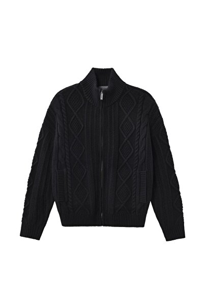 Giordano Men's Stand Collar Cardigan