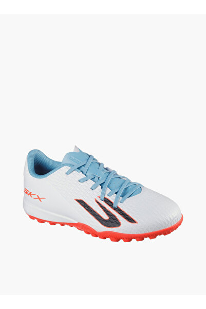 SKECHERS حذاء كرة قدم للأولاد الصغار من نوع JR YOUTH TF برباط - 252164L-WTQP-CP
