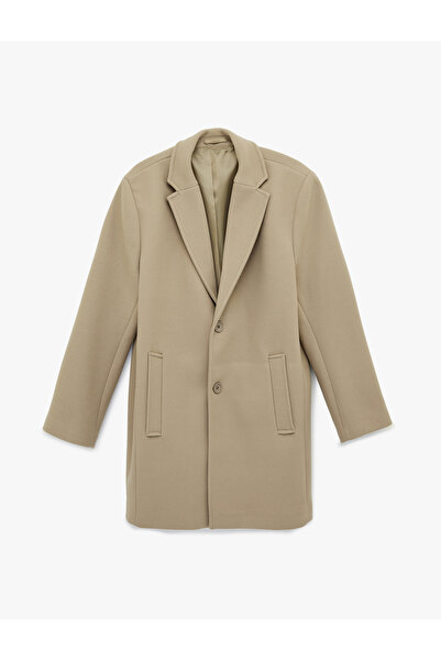 Koton Regular Fit Long Sleeve Pocketed Buttoned Double-Breasted Collar Cashme...