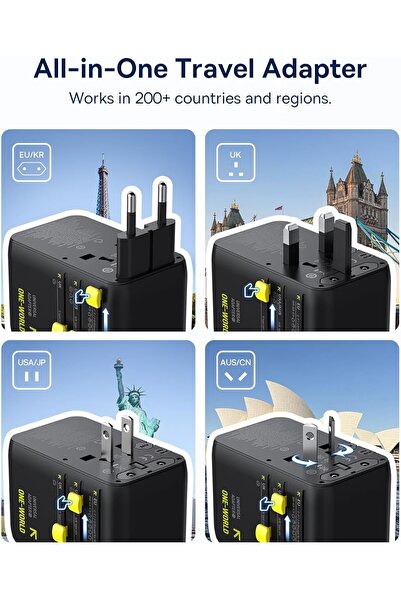 Baseus ENERCORE 70W SEYAHAT ADAPTÖRÜ