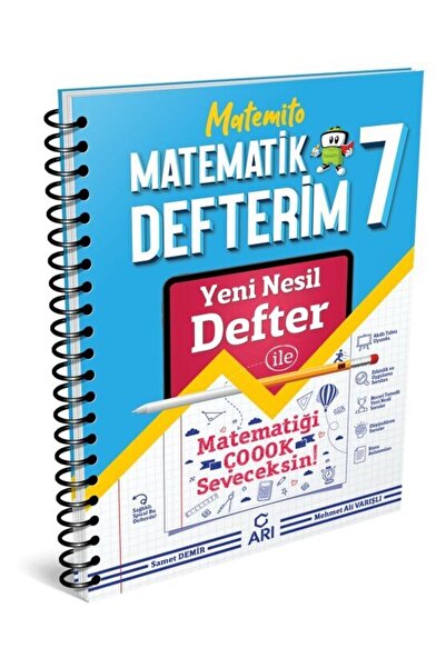 Arı Yayıncılık Arı Yayınları 7.sınıf Matematik Matemito Defterim