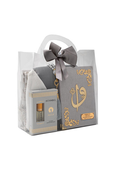 Hayrat Neşriyat Scarf + Skullcap + Prayer Rug + Prayer Beads + Dhikr Mat + Es...