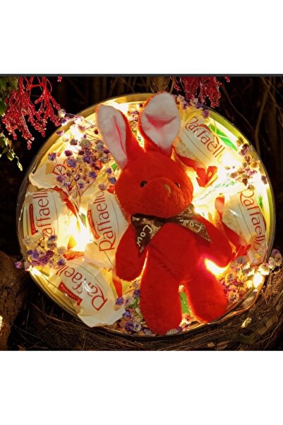 Acr Çikolatalı Tavşanlı Işıklı Hediye Kutusu