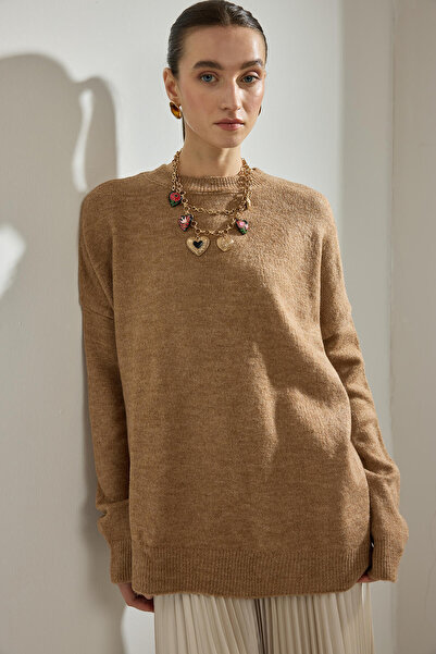 Touché Privé Crew Neck Oversized Knit Sweater