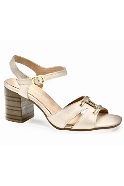 Venüs 2108520Y Genuine Leather Summer Heeled Shoes