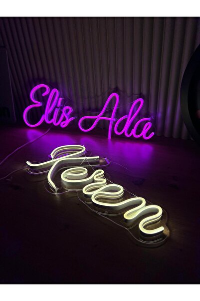 DECCOR EVİM KİŞİYE ÖZEL NEON LED YAZI İLAN 1 HARF ÜCRETİDİR.