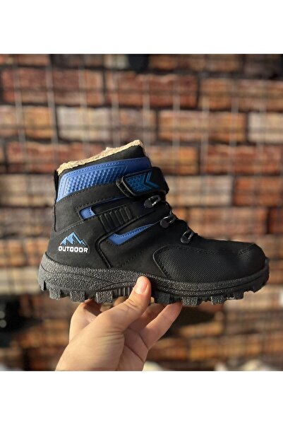 Lagoos Cırtlı İçi Yünlü Soğuk Geçirmez Outdoor Günlük Çocuk Bot