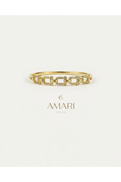 Amari Gold Taşlı Tfny Model Kelepçe