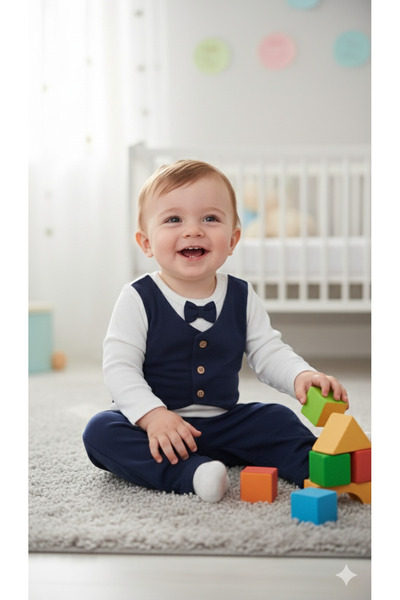 Baby Bebek Erkek 2’li Takım – Body + Pantolon