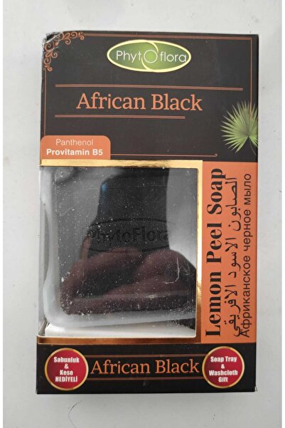 Phytoflora AFRİKA SİYAH SABUN 125GR KESE VE SABUNLUK HEDİYE