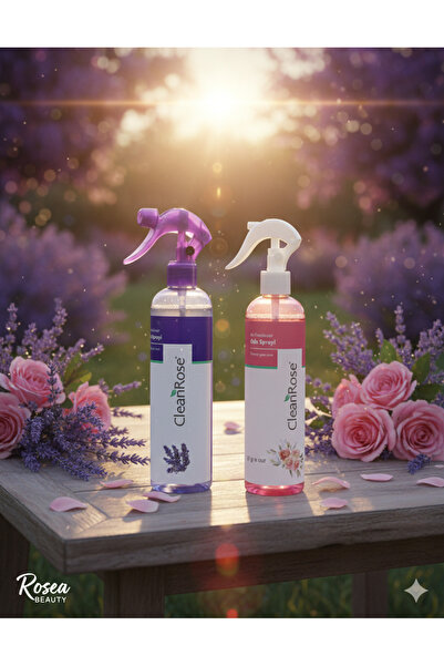 Clean Rose Isparta Gül ve Lavanta Oda Parfümü 2'li Set