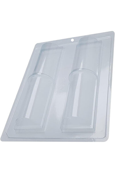 BWB Chocolate mold 9815, 26 x 18.5 cm, plastic, silicone, transparent