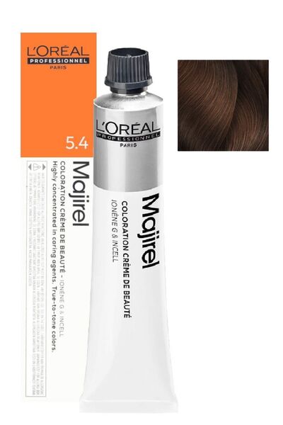 L'oreal Professionnel Majirel Saç Boyası 5.4 Açık Kestane Bakır 60 ml - Yeni ...