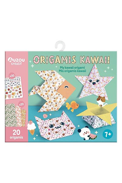 Auzou مجموعة أنشطة الفنانين الصغار - أوريغامي كاواي الخاص بي