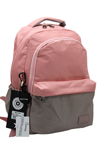 Bevitton 2200 Powder Mink Waterproof Fabric School Bag Unisex School Backpack