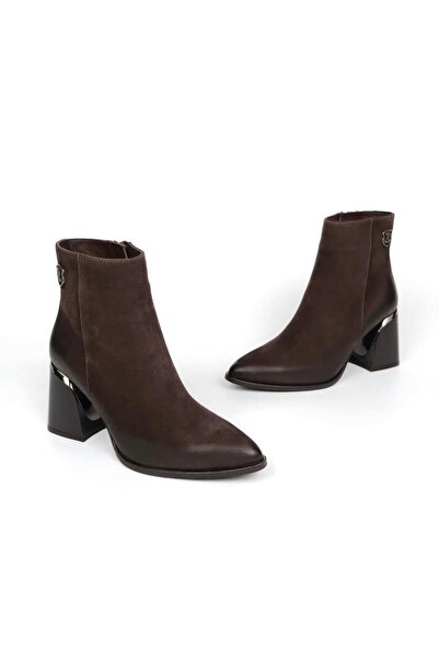 Venüs 2552003 Women's Genuine Leather Heeled Boots