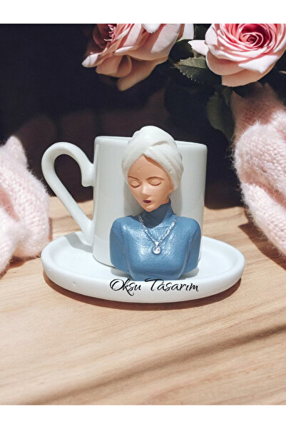 oksukokulutaş Closed Model Turkish Coffee Cup