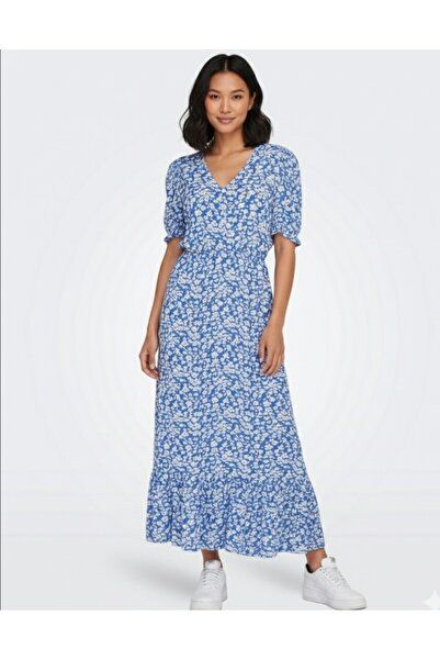 ARDSU Bohemian Floral Patterned Viscose Dress