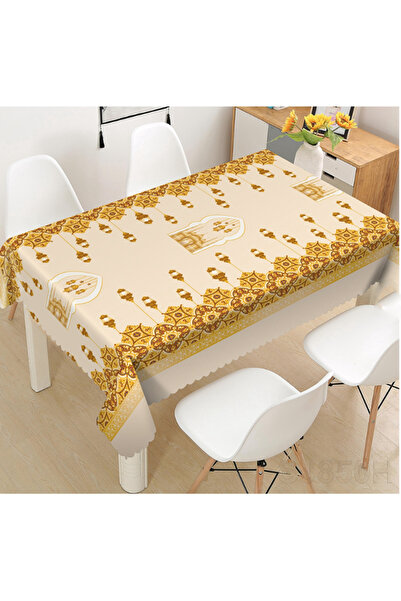 co arma Ramadan crescent tablecloth, wipeable and waterproof, 137*100 cm