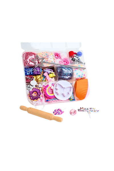 HAPPY LIFE MAGIC Premium Baking & Birthday Play Dough Kit with Free Rolling P...