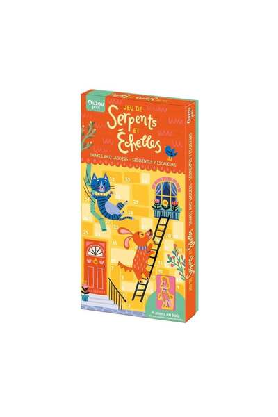 Auzou الألعاب الكلاسيكية - الثعابين والسلالم