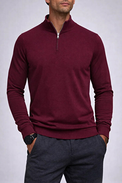 COMBİNE MİCHAİL Pulover pentru bărbați, de iarnă, în tendințe, de culoare bur...