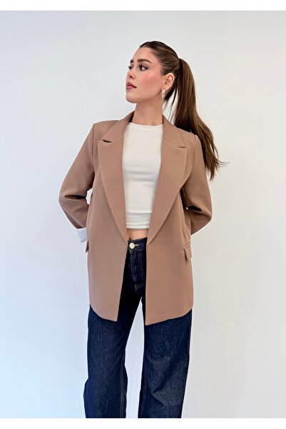 ossons Premium Shawl Collar Foldable Sleeve Detailed Jacket