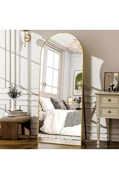 VALUE Full-length floor mirror with wall mount, measuring {50x160} cm.