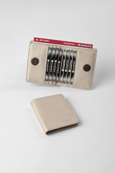 CENGİZ PAKEL Genuine Leather Unisex Wallet with Hidden Magnet Detail - 13709 ...