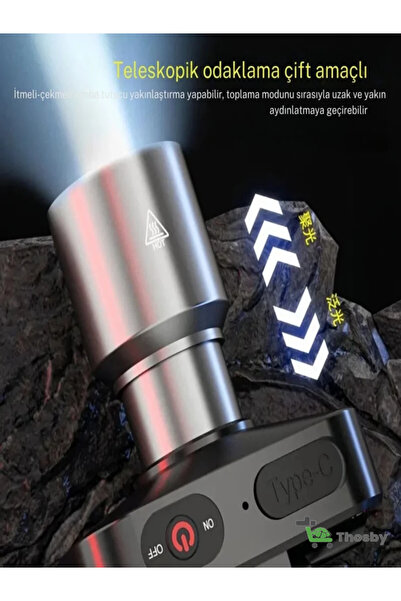 THOSBY 50 W YÜKSEK GÜÇLÜ KAFA FENERİ