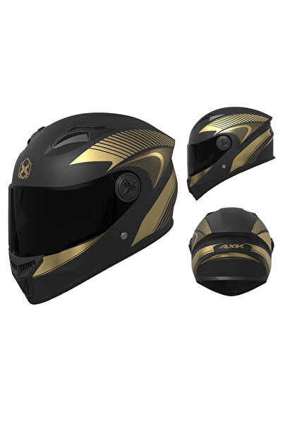 FIXATO Cască Phantom pentru motocicletă/scuter, protecție UV, vizieră dublă, ...