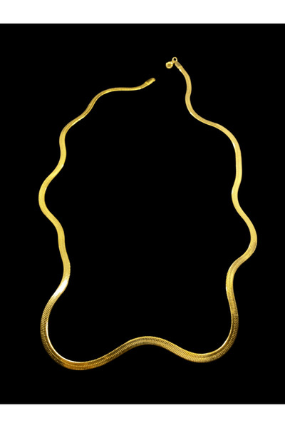 FM Special Italian Design! Gold Color 60 cm 316L Steel Necklace - Elegance an...