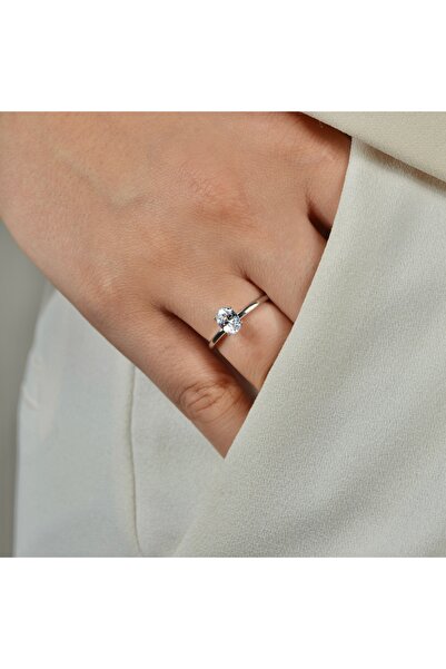 Karadeniz Kuyumculuk Oval Tektaş Altın Yüzük (2 Boy)