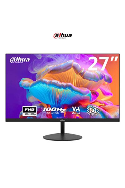 DAHUA شاشة FHD مقاس 27 بوصة - 100 هرتز، لوحة VA، منفذ HDMI ومنفذ VGA
