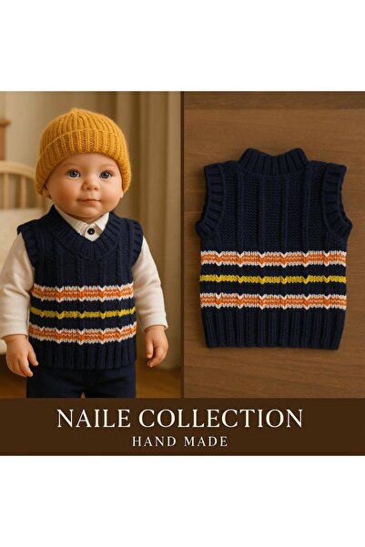 NAİLE COLLECTİON Handmade El Örgüsü Bebek Süveteri | 1 Yaş