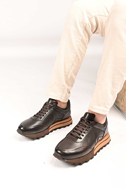 Bestello Lace-Up Eva Sole Genuine Leather Sneaker 172-64176 Men's Shoes