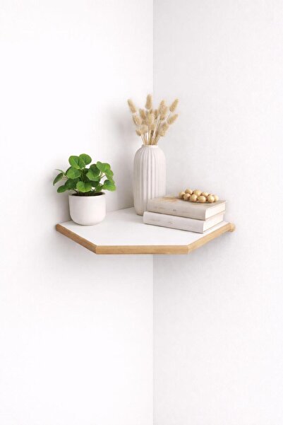 Altınbaşak Dekorasyon Çok Amaçlı Köşe Raf MDF